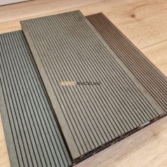   WPC teraszburkolat standard gesztenyebarna műanyag klipszes rendszer