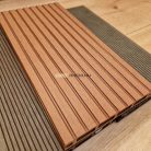 WPC teraszburkolat standard vörös fenyő műanyag klipszes rendszer