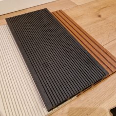 WPC teraszburkolat standard antracit fém klipszes rendszer